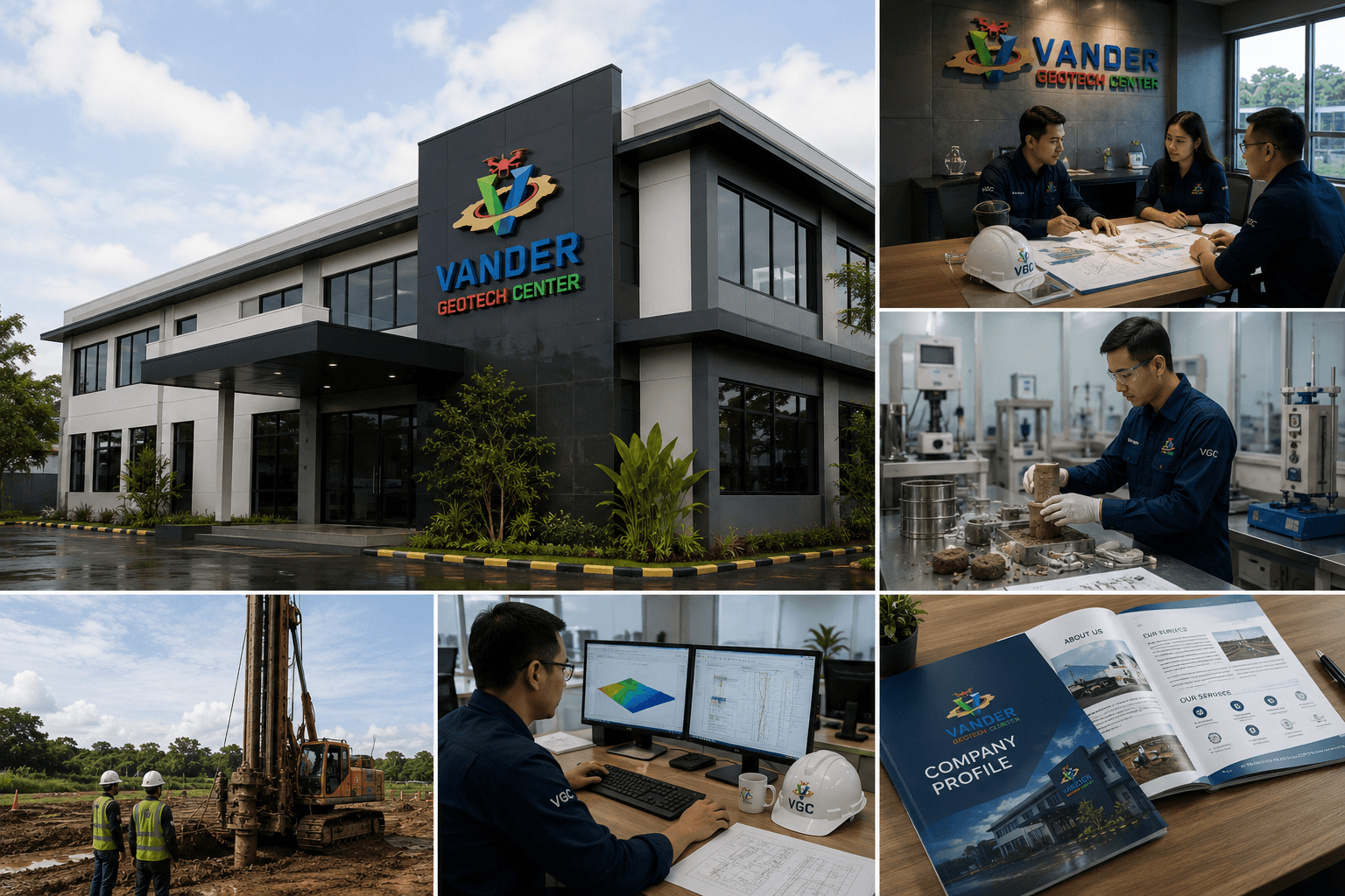 Fasilitas dan kegiatan Vander Geotech Center